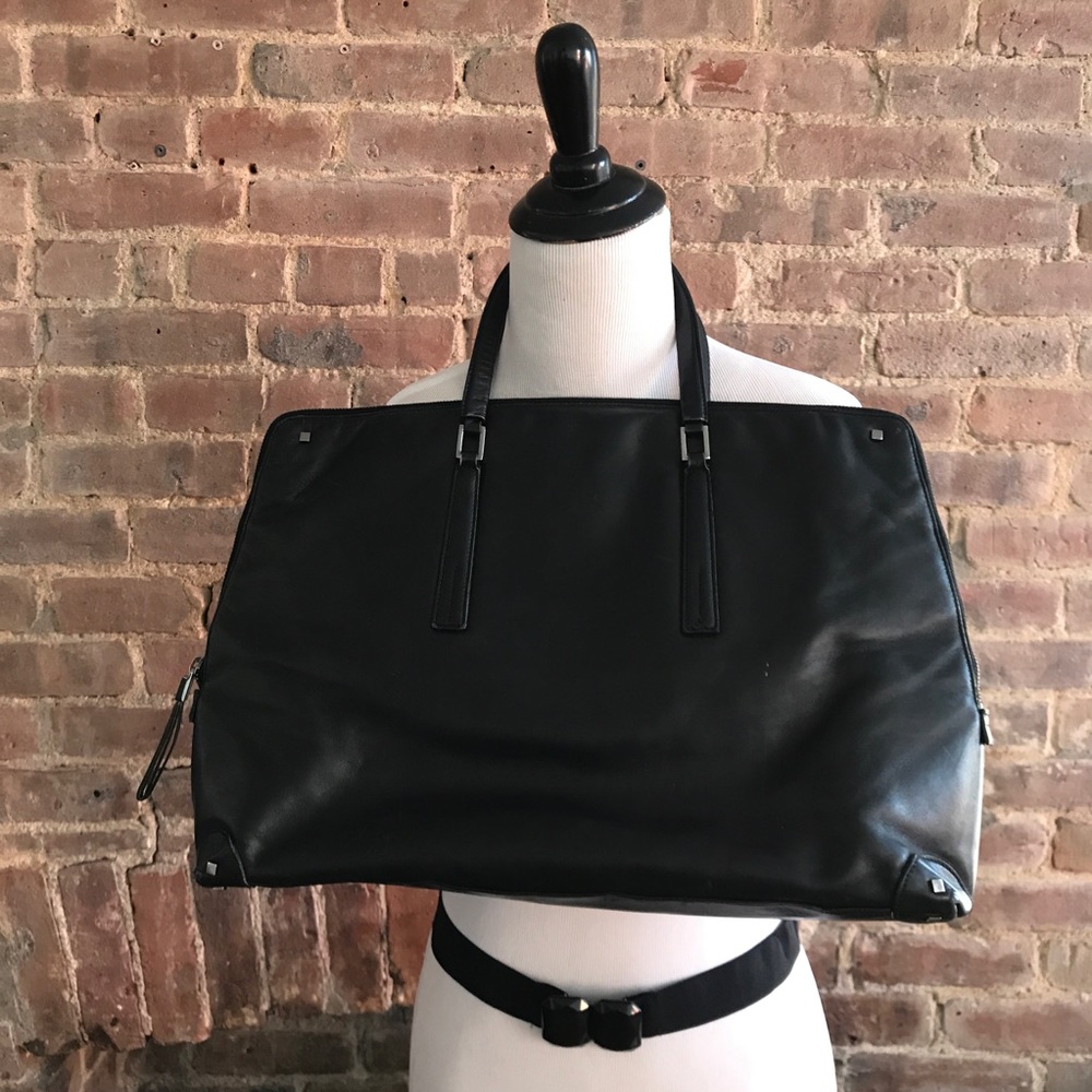 GUCCI vintage black leather bag - Picture 10 of 16